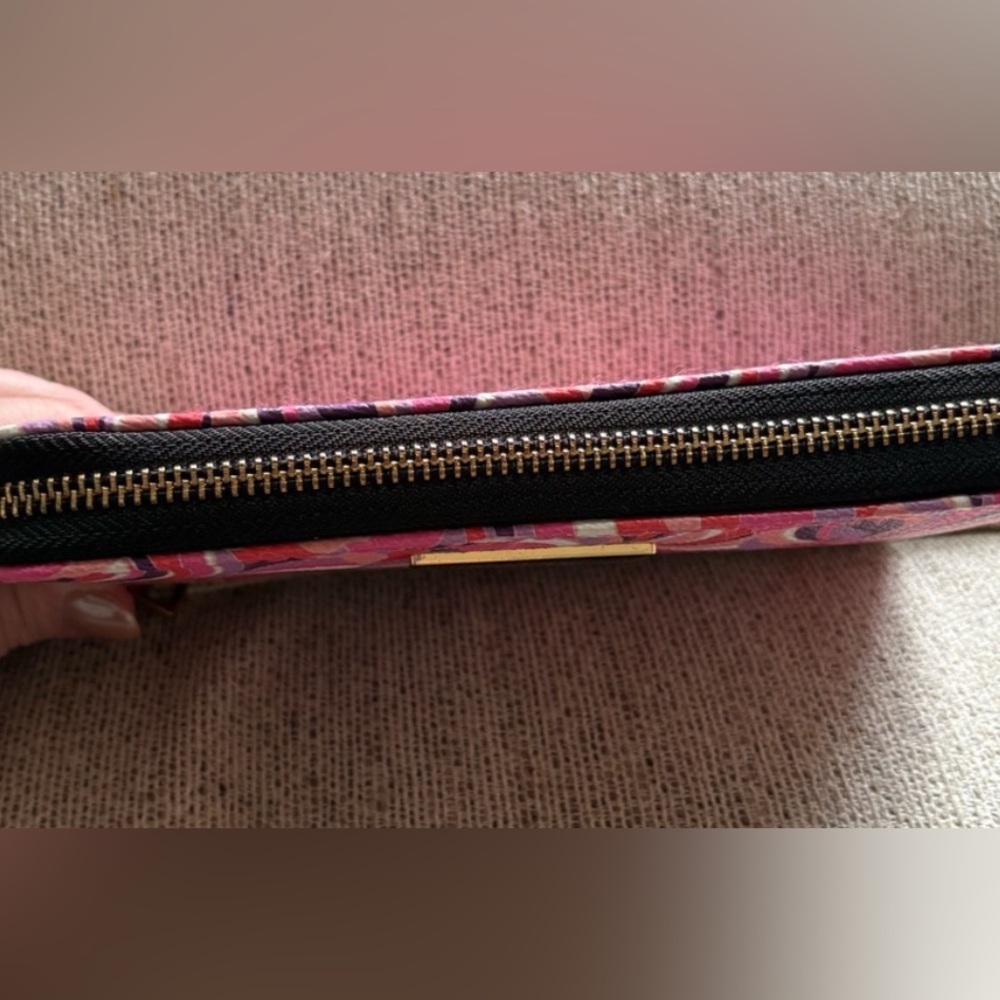 Trina Turk Pink and Purple Swirl Design Wallet - Picture 7 of 10